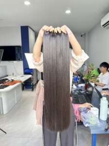 Kimyasal olmadan Bonestraight atkı saç insan saçı NG saç üreticileri stilleri çeşitli düşmez - Product Image 2