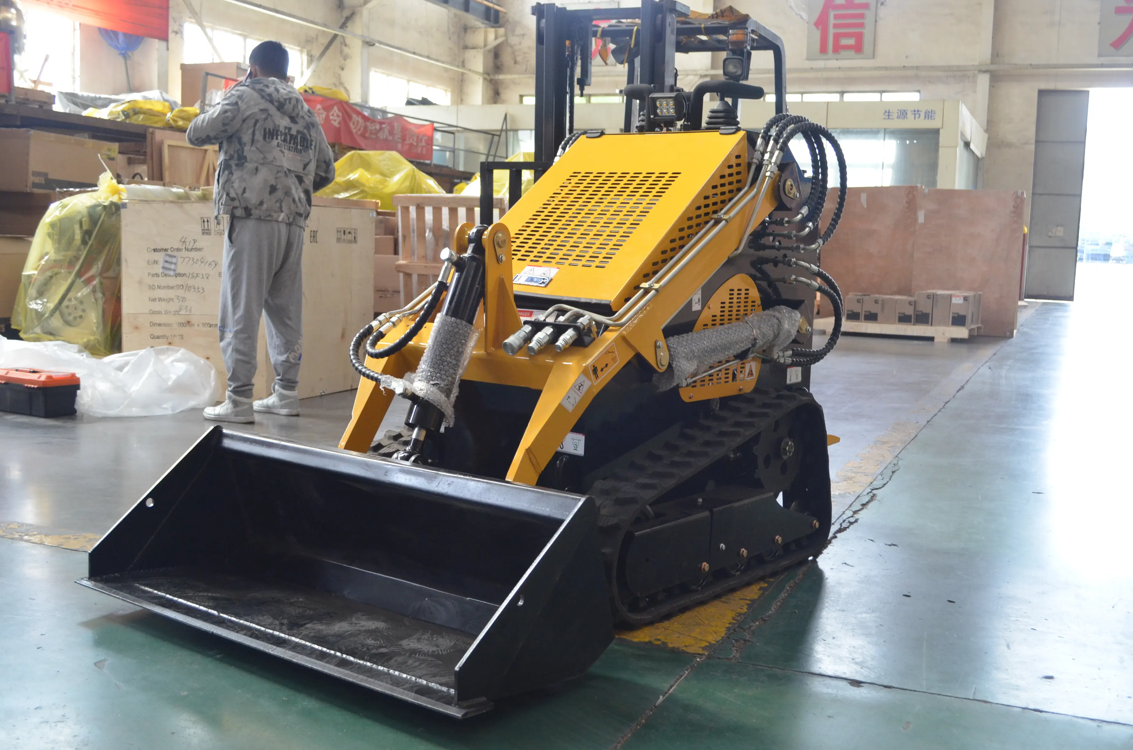 Gratis Verzending!!! Goedkope Mini Skid Steer Loader Diesel Track Laders Voor Familie Boerderij Gebruik Op Hot Sale