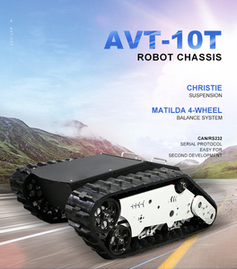 Mobile <strong>Robot</strong> Chassis with Christie Suspension <strong>System</strong> and Matilda 4 Wheel for Carrying 100kg <strong>Load</strong> Slopes up to 45&deg; - Product Image 3