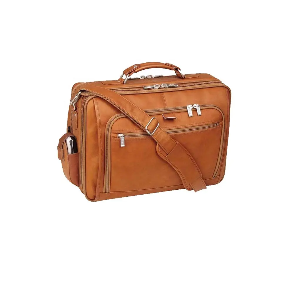 कैनवास चमड़ा बैग लैपटॉप हैंड बैग शोल्डर बैग