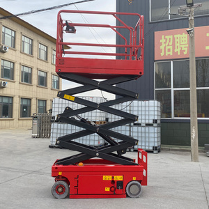 Factory Direct Sales Compact 4m 6m Small Scissor Lift for Indoor Warehouse Project Easy to Pass Narrow Spaces New Condition