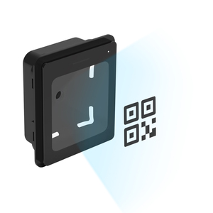 COOLCODE Q300 Series Lector de código Qr Escáner de código de barras con cable integrado de alta velocidad Escáner Cifrado USB