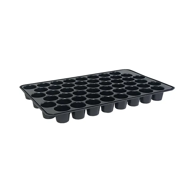 35/ 40/ 50/ 60/ 98/ 104 cells black plant tray deep tray Harvested produce indoor farming Seedling propagation STR-050-2