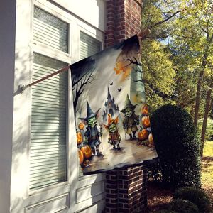 Yêu Tinh Halloween Nhà cờ lớn ma quái hiên trang trí sân biểu ngữ treo tường Polyester tác phẩm nghệ thuật Nhiều màu cho kích thước - Product Image 2