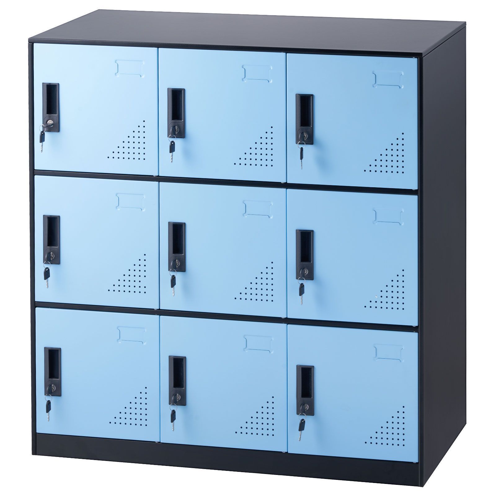 Black Body with Blue Door Color