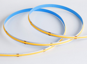 Dc12/<span class=keywords><strong>24v</strong></span> crip 90 + 10 w/m 16.4ft רוחב 8 מ "מ רוחב 480 נדבלים/m cob dmmmmable בצפיפות גבוהה אחיד הוביל אור רצועת אור