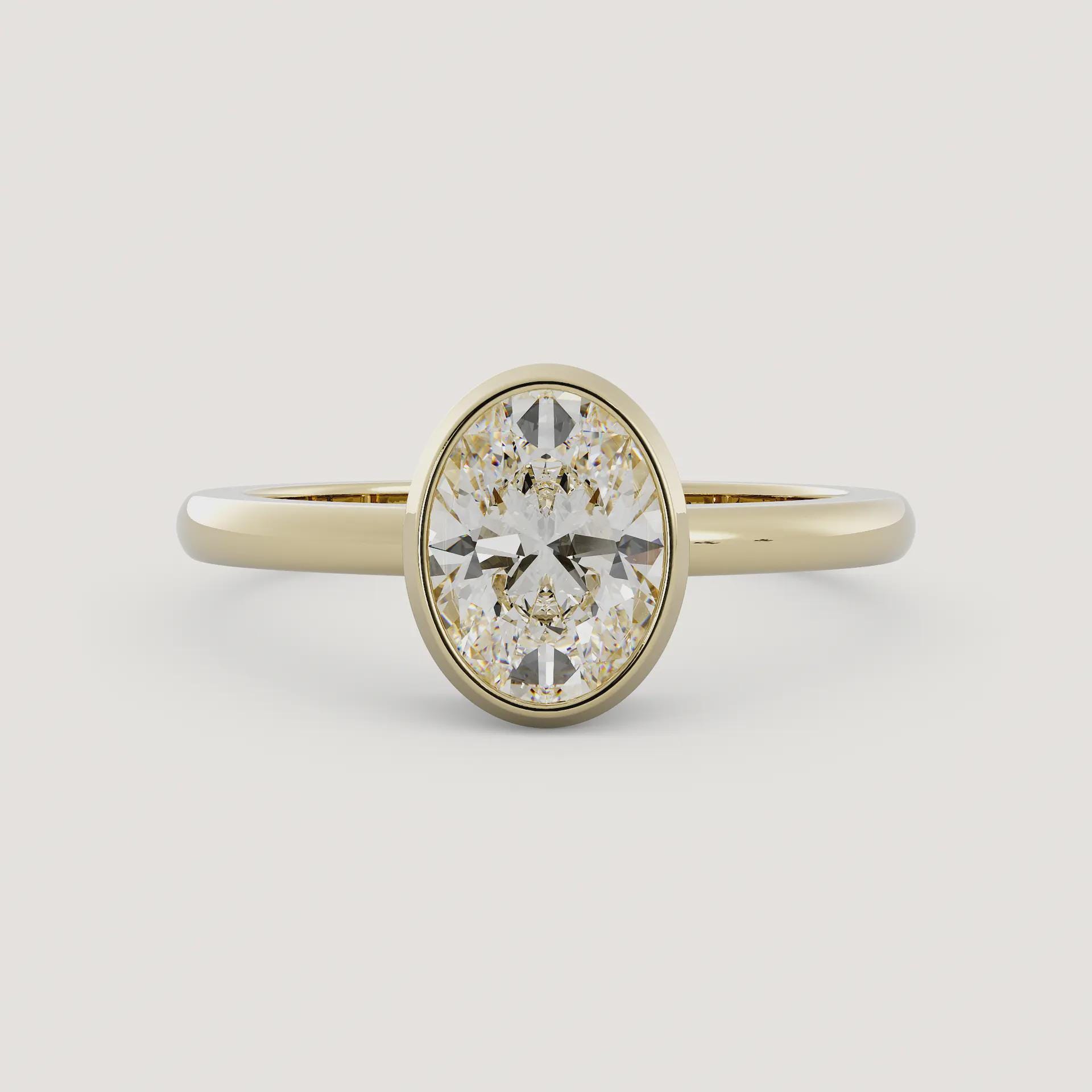 18k Yellow gold