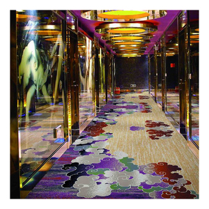 Len Tufted Oriental Hoa Khách Sạn Sang Trọng Thảm Cuộn Tùy Chỉnh Kích Thước Sàn Và Thảm Phòng Tiệc Hành Lang Phòng Ăn Thảm - Product Image 4