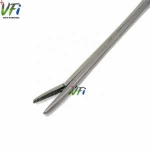Kırmızı renk Handel ENT kuvvet timsah forseps paslanmaz çelik kulak forseps timsah cerrahi forseps - Product Image 5