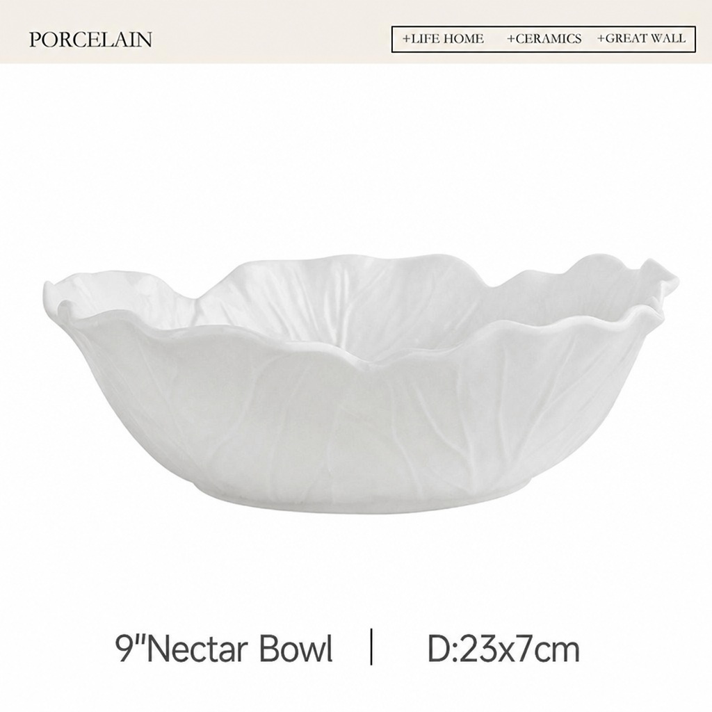 9 inch bowl D23*7CM