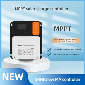 12V/24/36/48V HD LCD-Display Auto Work Solar laderegler 10A/20A/30A MPPT Ohne Batterie last Laderegler mit Dose - Product Image 2