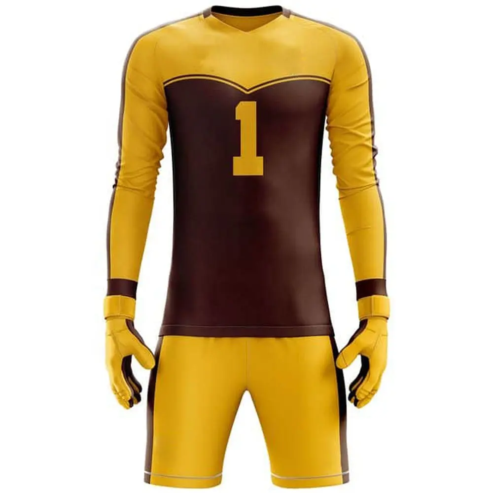 Personnalisé Club Équipe Jeunes Football Porter Jersey Gardien Uniforme Pour Hommes Football fan Gear Équipe Football Tenues