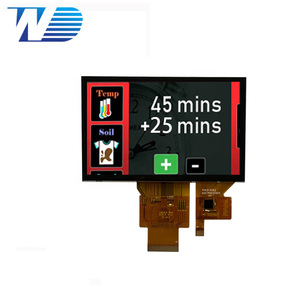 WD 4.3 pollici 480*272 risoluzione MCU/RGB/SPI interfaccia TN cifra modulo display lcd - Product Image 4