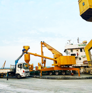 Descargador de barcos de cemento personalizado/transporte de soplado de transportador al vacío Grano-Material a granel 50 ~ 800 ton/h de recipientes 5000 a 70000MT - Product Image 2