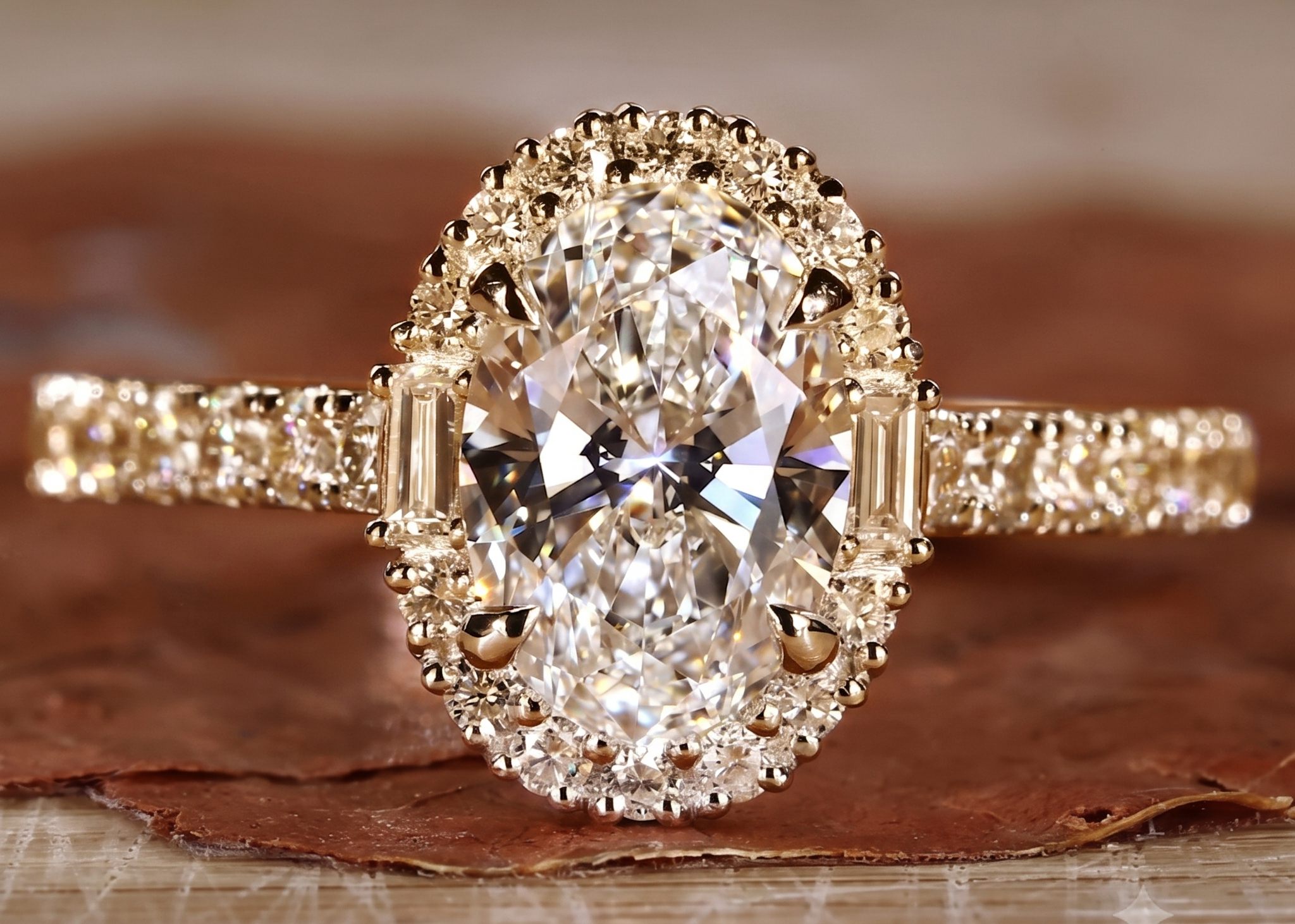 14K Gold Lab - Grown