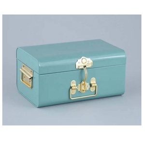 New Arrival Iron Storage <strong>Trunk</strong> with Powder-Coated Metal Storage Chests with Lids Metal Storage <strong>Trunk</strong> with Lock - Product Image 5