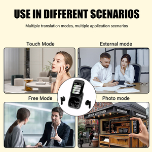 99% Accurate AI Wireless Earbuds Voice Translator Multilingual Smart OLED Display With BT Technology Android Operated <strong>System</strong> - Product Image 5