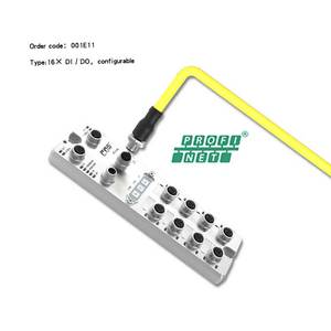 Módulo de protocolo único de comunicación Ethernet FAS Profinet 001E11 módulo remoto io 16DI/DO