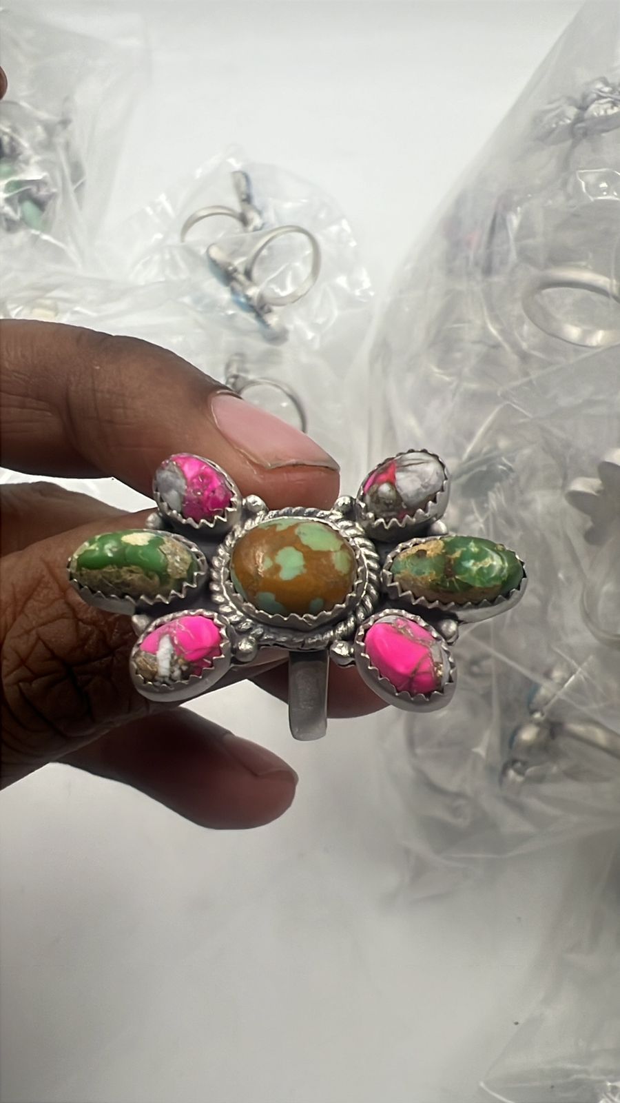 Green With Pink