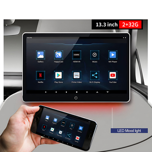 Taxi Headrest Advertising Screen Car Monitor Rear Seat Entertainment Android Car Tablet Mini Monitor Display Screen - Product Image 3