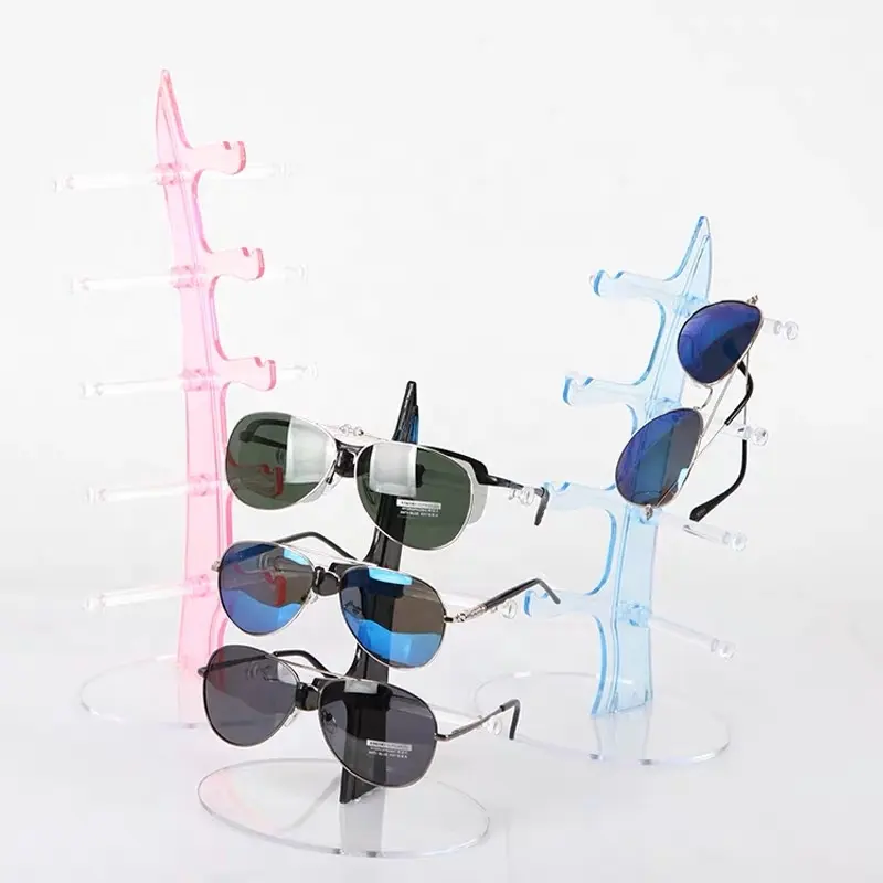 Kunststoff Optische Rahmen Brillen Brillen Sonnenbrillen Rack Eye Sun Glasses Display Stand halter