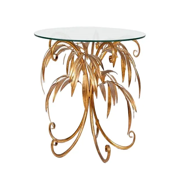 Mais padrão chique gorges luxo melhor qualidade folhas de ouro design tabela estilo árvore