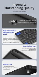 Teclado Bluetooth inalámbrico para juegos mecánicos de alto rendimiento Premium para jugadores, portátiles, tabletas, teclado Delgado resistente a la suciedad - Product Image 4