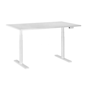 Home Office Smart Ergonomic Furniture Height Adjustable Round Column Dual Motor Standing up Desk <strong>Computer</strong> <strong>Table</strong> With Safety Lock - Product Image 6
