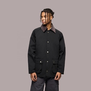 Chất lượng cao 100% Polyester vải cổ điển tiện ích Barn việc vặt trang trại áo bảo hộ lao động thời trang ngoài trời di sản lĩnh vực Áo khoác cho nam giới - Product Image 6