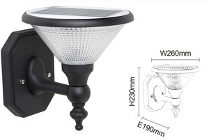 Yol kullanımı için yarı entegre LED sokak lambası 3 watt LED ile güneş GÜNEŞ PANELI IP66 anma plastik malzeme - Product Image 2