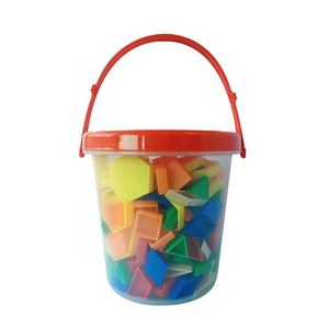Rompecabezas de bloques de patrón geométrico-Juguete de aprendizaje de matemáticas de conexión para educación infantil - Product Image 2