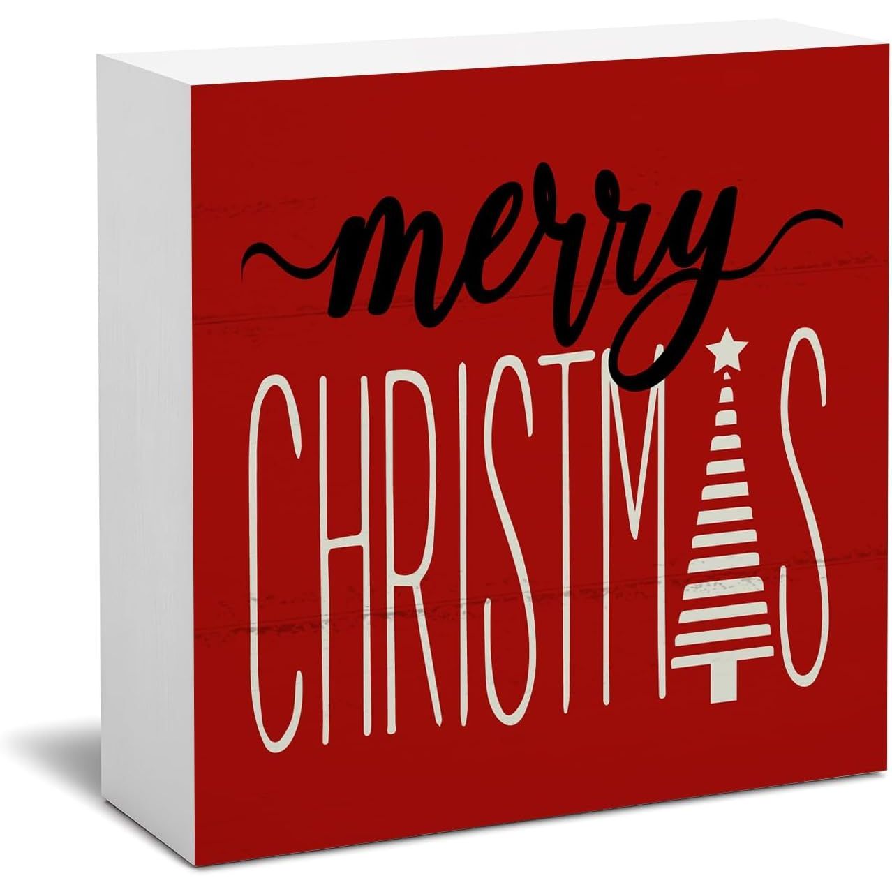 Red Merry Christmas Color