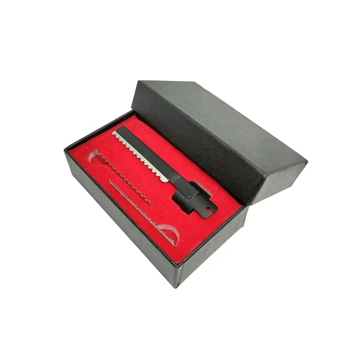 Yüksek kaliteli inceltme jilet parmak yüzük saç şekillendirme ekstra iki bıçak premium kalite ile kutu paslanmaz çelik değiştirilebilir bıçak