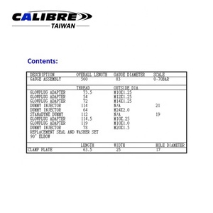 TAIWAN <strong>CALIBRE</strong> 12pc Diesel Engine Cylinder <strong>Compression</strong> Tester Tool Set, <strong>Compression</strong> Check Kit