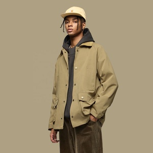 Chất lượng cao 100% Polyester vải cổ điển tiện ích Barn việc vặt trang trại áo bảo hộ lao động thời trang ngoài trời di sản lĩnh vực Áo khoác cho nam giới - Product Image 2