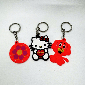 Quan Chi Eco-Friendly High Quality Silicone/Rubber Keychain Customizable with Logo OEM Design Accepted Factory Price - Product Image 4
