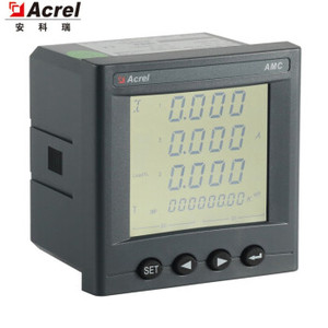Acrel AMC96L AC trifase pannello misuratore <span class=keywords><strong>LCD</strong></span> <span class=keywords><strong>Display</strong></span> RS485/<span class=keywords><strong>Modbus</strong></span> RTU analisi di potenza per fabbrica/costruzione misuratore di energia