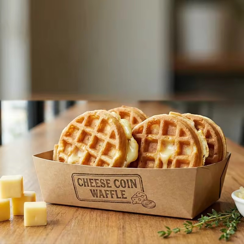Plateau alimentaire en papier personnalisé
