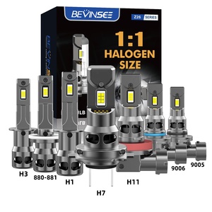 BEVINSEE 2x70W H7 LEDヘッドライト電球6000K Z26車用ヘッドライトLED H7電球キャンバスエラー無料CSP 3570 LEDチップモーターフォグライト - Product Image 6