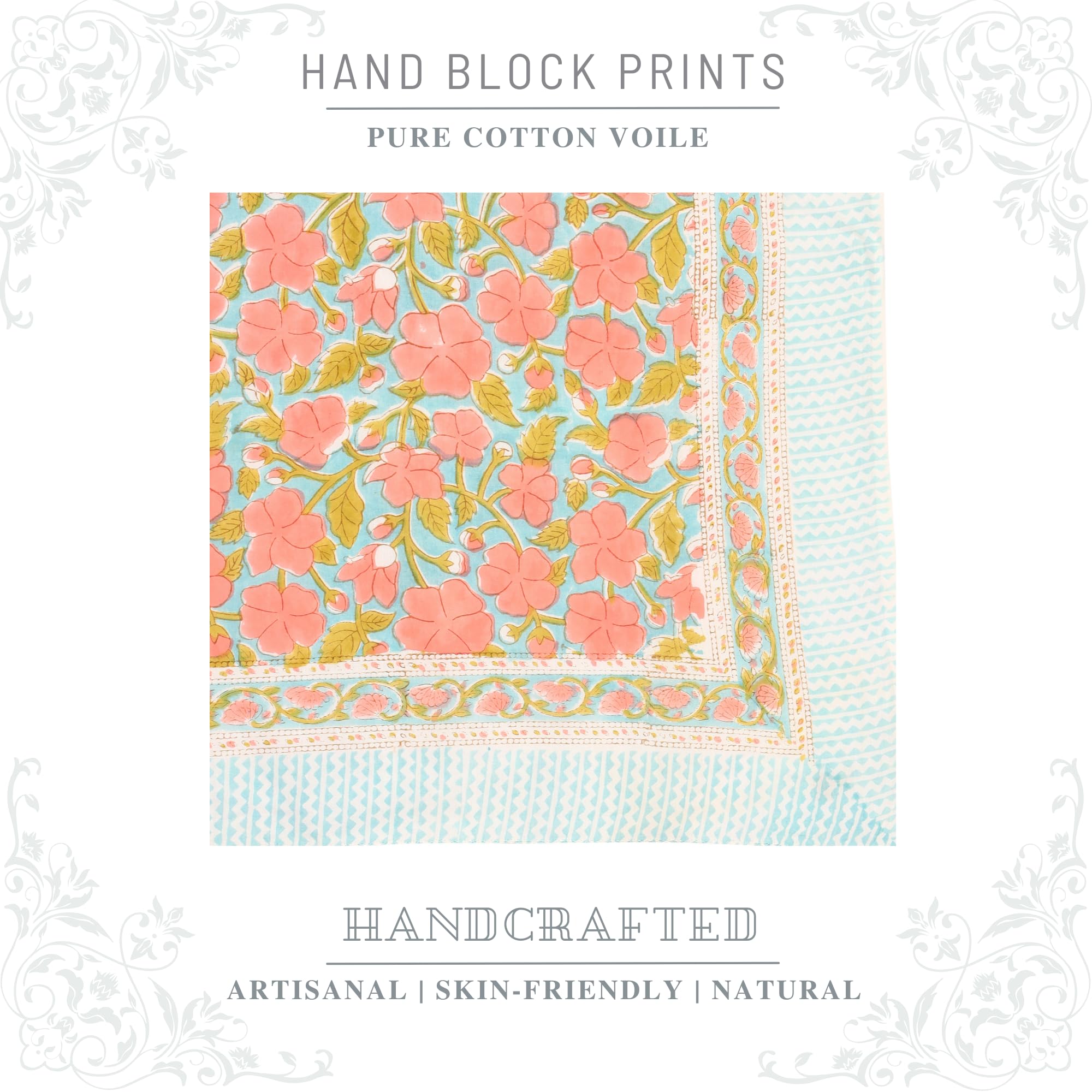 Flamingo Pink and Dusty Aqua