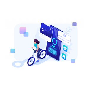 App di condivisione di Scooter veloce per pendolari nella piattaforma di noleggio E-Bike affidabile di Manchester con sblocco intelligente ad Amsterdam - Product Image 1