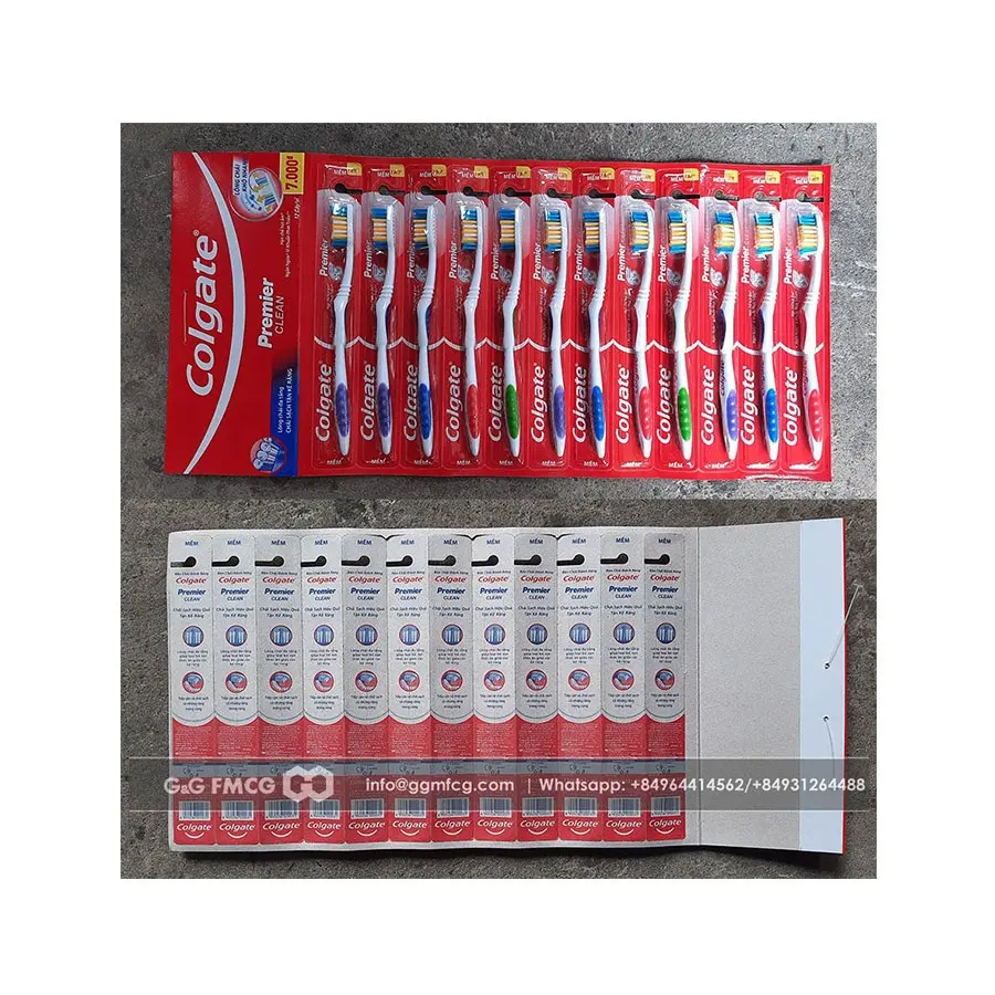 Colgate diş fırçası Premier temiz paketi 12/ Vietnam toptan Colgate diş fırçası/toptan ihracatçı en iyi fiyat
