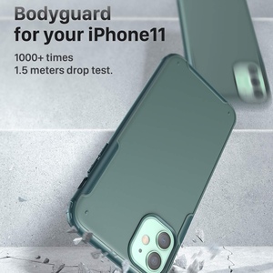 LISEN koruyucu henüz Ultra ince iPhone 11 için kılıf sert plastik PC kapak gelişmiş damla koruma çizilmeye dayanıklı kavrama telefon kabuk - Product Image 5