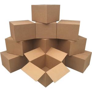 Vassoio in pasta di legno Multi-compartimento ecologico vassoio di carta quadrato con Design impilabile per l'organizzazione di casa e ufficio - Product Image 1