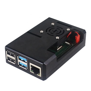 <strong>Raspberry</strong> <strong>Pi</strong> 4 ABS <strong>Case</strong> with Cooling Fan Enclosure for <strong>Raspberry</strong> <strong>Pi</strong> 4 Module B Protective Shell - Product Image 3