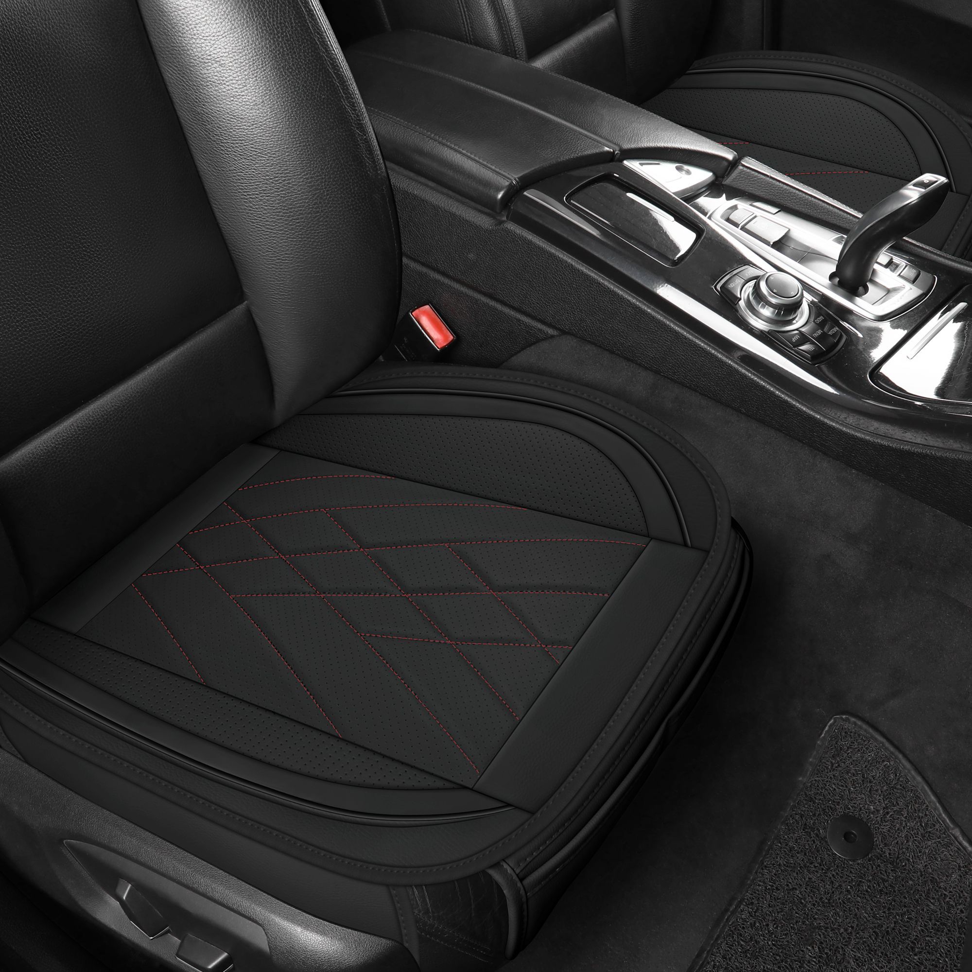 Black and Red Stitching Color