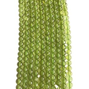 Peridoto Natural forma redonda beads pedra preciosa Verde cordas