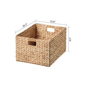 Hasır dikdörtgen doğal su sümbülü Viettimecraft demir tel çerçeve ile toptan Set - Product Image 4