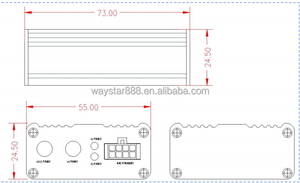 Alta precisión 4G LTE GPS/GNSS Tracker centímetro precisión impermeable ACC/relé/232/485/IO interfaz tablero de frecuencia Dual - Product Image 4