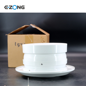 100mm HVAC Ceiling Mounted Air Outlet White Sprayed Adjustable Jet <strong>Nozzle</strong> <strong>Diffuser</strong> for Airport and Mall - Product Image 5